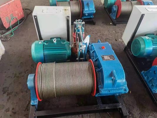 OEM Wire Rope Electric Lifting Winch 20m/Min With Disc Brake