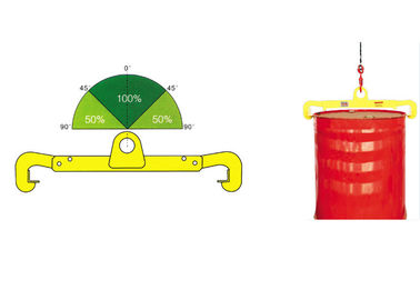 Vertical Drum Clamp  0.5 ton for Steel Oil Drums for Workshop / Warehouse