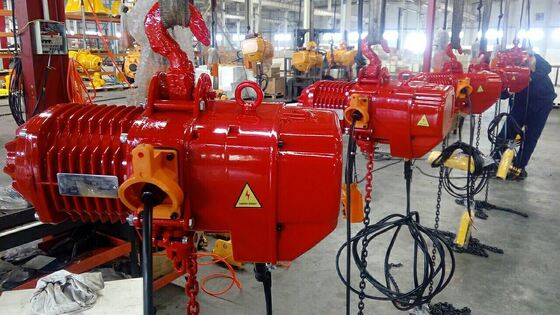 30 Ton Hook Type Trolley Single Phase Chain Hoist