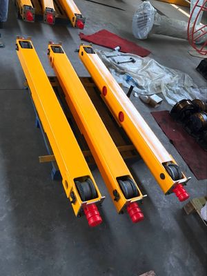 10 Ton Span 20M Single Girder End Carriage With Motor For Overhead Crane