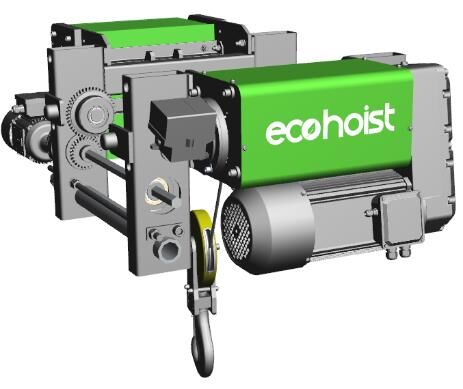 Type européen de grue électrique de câble métallique avec la vitesse de déplacement variable de vitesse de levage 3.2T 5T 10T 16T 20T