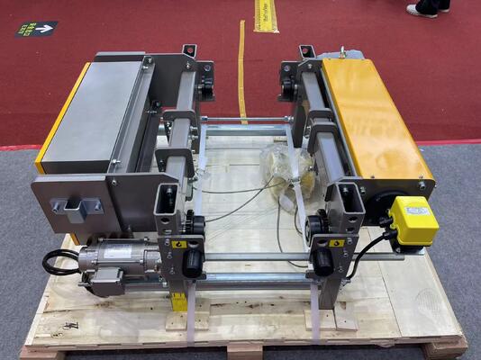 Treuil électrique européen à câble métallique, type à faible hauteur sous plafond, avec conception et performances optimisées pour le levage intensif