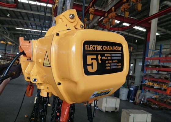 G80 chaîne 10T soulevant la grue à chaînes électrique motorisée de chariot