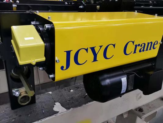 Grue simple de type européenne de câble métallique de fil électrique d'espace libre de double vitesse de poutre basse